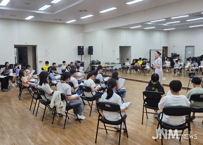 지난 6월 15일 광복 80주년 기념 공연을 위해 하남시 청소년들이 한 자리에 모였다.