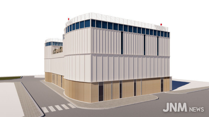 충북 음성에 들어 설 TSID 금고 조감도(우측면)