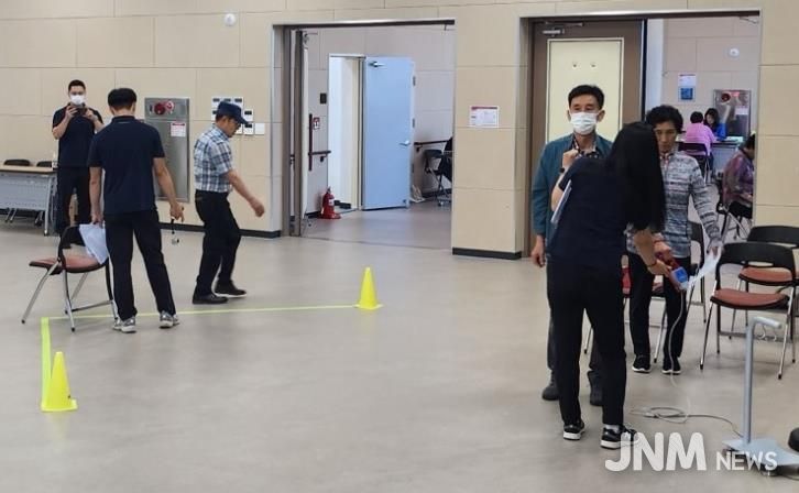 장흥군, 국민체육진흥공단과 어르신 건강체력측정 행사 개최