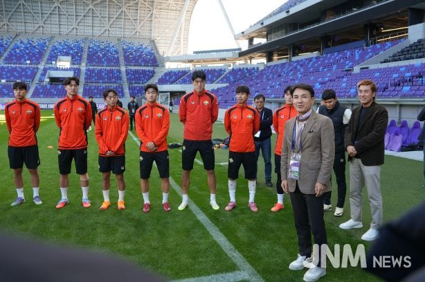 히로시마 스타디움 방문 및 선수단 격려