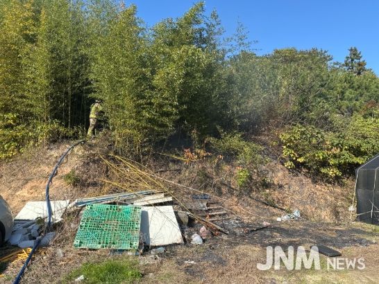 해남소방서, 주택용 소화기 활용으로 산불 진화 사례 홍보