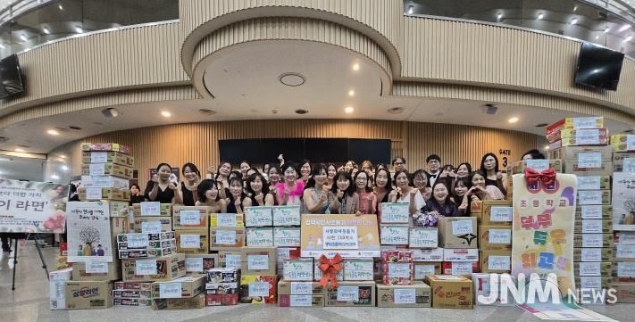 평택교원플루트오케스트라, 라면 140박스로 지역사회 온기 전해