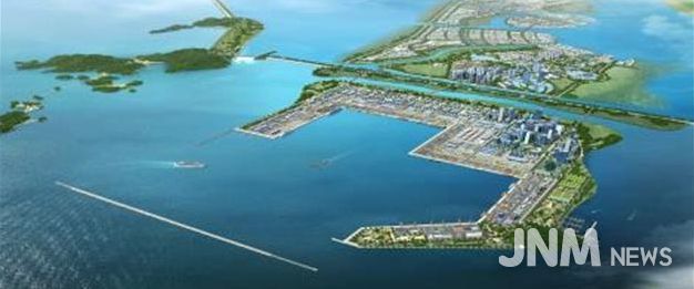 새만금 신항만 조감도