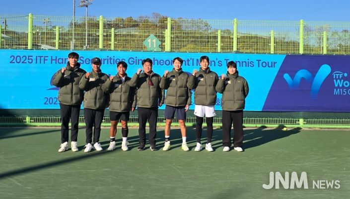 김포시청 테니스팀 단체사진