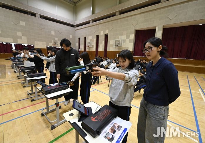 남원시 사격 국가대표 양지인 선수 모교 방문