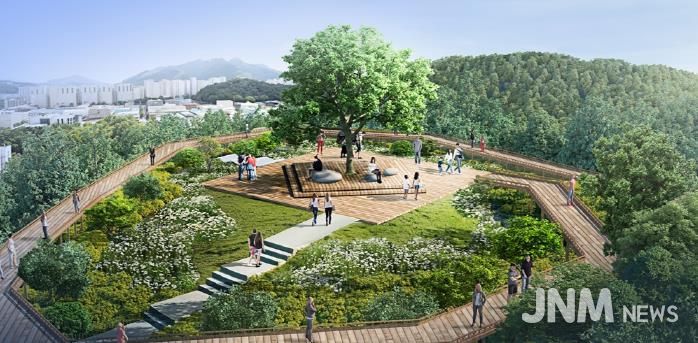 추동 숲정원 하늘마당 조감도