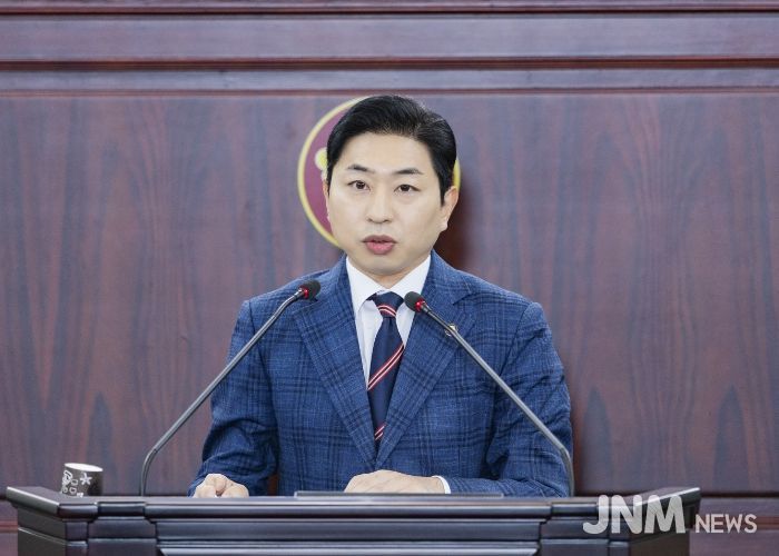 김종복 의원 5분발언모습