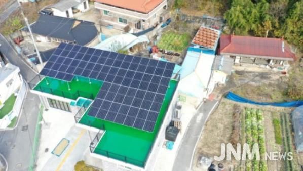 부리면 양곡리 주민수익 창출형 마을 태양광발전소