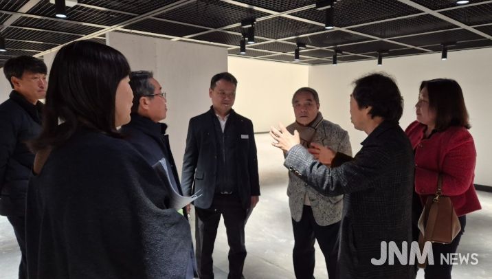김천시 문화예술회관 리모델링 공사 현장 방문