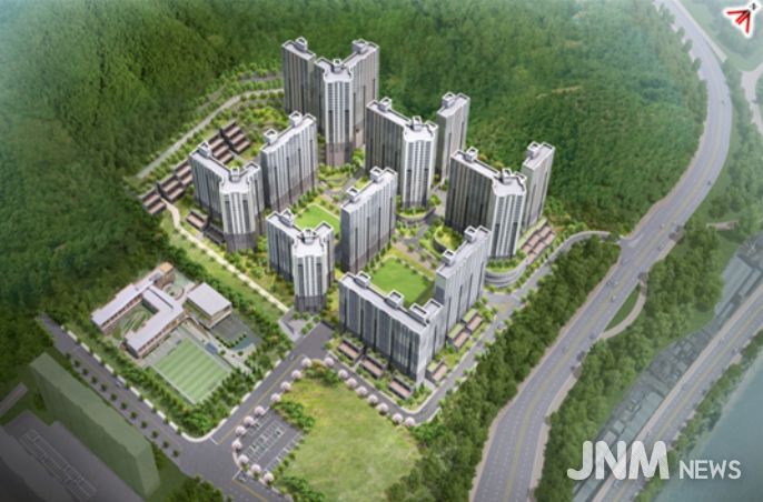 거제 아주공공지원 민간임대주택공급 촉진지구 조감도(안)