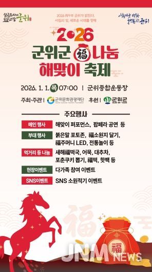 군위 해맞이 축제(포스터)