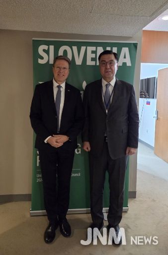 Samuel Žbogar 안보리 의장(주유엔슬로베니아 대사) 면담