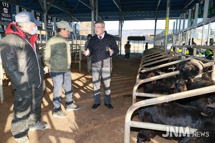 예천군, 2026년 첫 염소 경매 실시