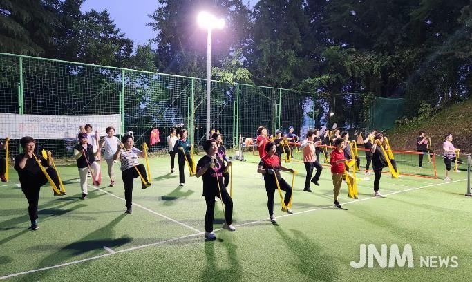 사천시, 생활 속 틈새 운동교실!