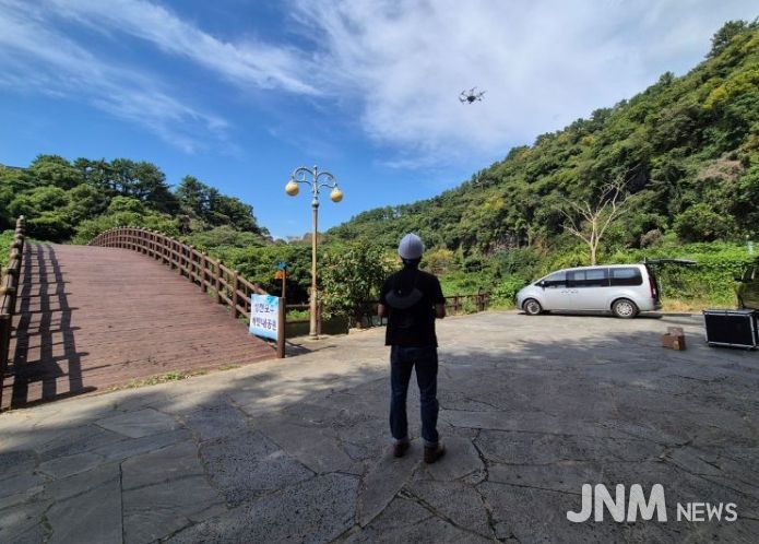 드론 활용 하천 점검