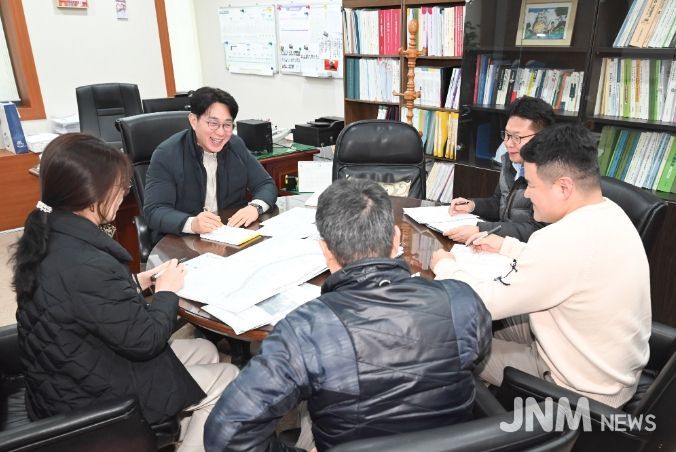 방인섭 의원, 종합건설본부와 장생포순환도로 마지막 확장구간 초기 공사 점검간담회