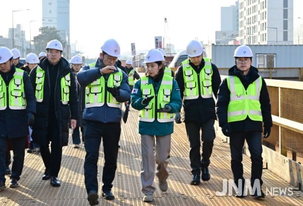국회대로 지하차도 건설현장 찾은 최호정 의장