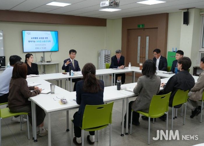 충북교육청, 학교로 찾아가는 '교육감 소통간담회' 운영