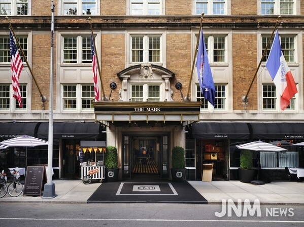 The facade of The Mark Hotel.