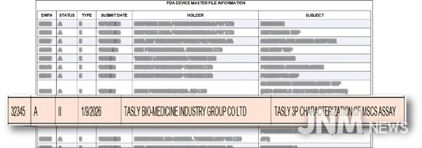 FDA Device Master File Information